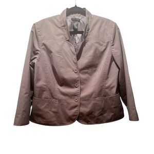 Axcess And Liz Claiborne Women's‎ Stretch Button Up Blazer Size 16
